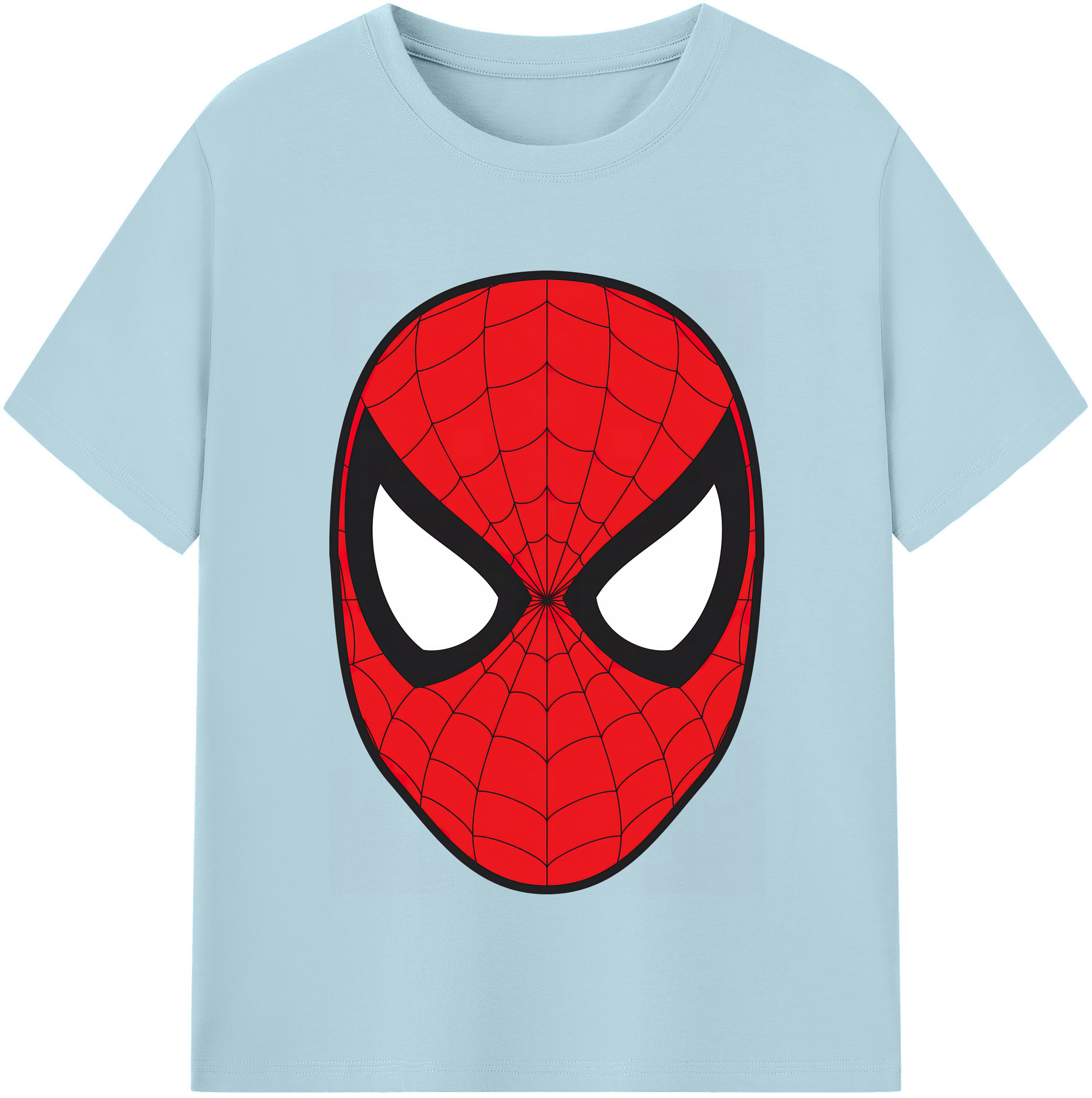（画像用） Spider Man スパイダーマン 綿100％半袖Tシャツ（フロントプリント）